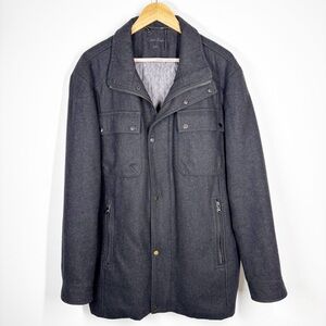 Calvin Klein Dark Gray Wool Coat